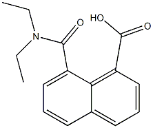 8-[(diethylamino)carbonyl]-1-naphthoic acid Structure