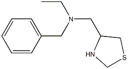 benzyl(ethyl)(1,3-thiazolidin-4-ylmethyl)amine Structure