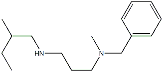 benzyl(methyl){3-[(2-methylbutyl)amino]propyl}amine Structure