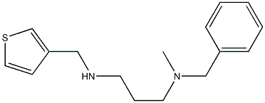 benzyl(methyl){3-[(thiophen-3-ylmethyl)amino]propyl}amine Structure