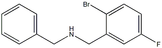 benzyl[(2-bromo-5-fluorophenyl)methyl]amine 구조식 이미지