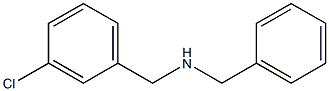 benzyl[(3-chlorophenyl)methyl]amine Structure