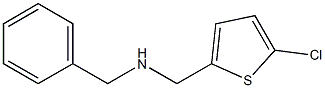 benzyl[(5-chlorothiophen-2-yl)methyl]amine Structure