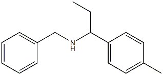 benzyl[1-(4-methylphenyl)propyl]amine Structure