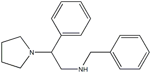 benzyl[2-phenyl-2-(pyrrolidin-1-yl)ethyl]amine Structure