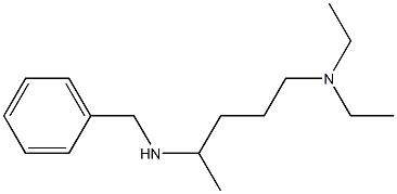 benzyl[5-(diethylamino)pentan-2-yl]amine Structure