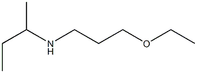 butan-2-yl(3-ethoxypropyl)amine Structure