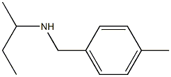 butan-2-yl[(4-methylphenyl)methyl]amine Structure