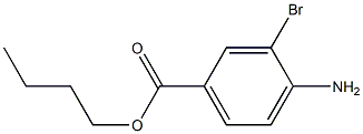 butyl 4-amino-3-bromobenzoate Structure