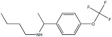 butyl({1-[4-(trifluoromethoxy)phenyl]ethyl})amine 구조식 이미지