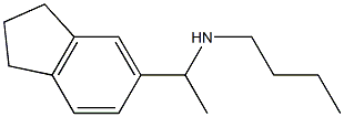 butyl[1-(2,3-dihydro-1H-inden-5-yl)ethyl]amine Structure