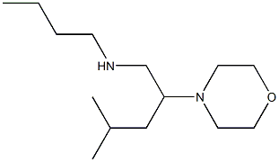 butyl[4-methyl-2-(morpholin-4-yl)pentyl]amine Structure