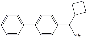 cyclobutyl(4-phenylphenyl)methanamine 구조식 이미지