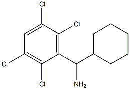 cyclohexyl(2,3,5,6-tetrachlorophenyl)methanamine Structure