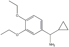 cyclopropyl(3,4-diethoxyphenyl)methanamine Structure