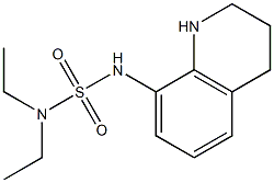 diethyl(1,2,3,4-tetrahydroquinolin-8-ylsulfamoyl)amine 구조식 이미지