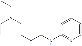 diethyl[4-(pyridin-2-ylamino)pentyl]amine Structure