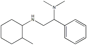 dimethyl({2-[(2-methylcyclohexyl)amino]-1-phenylethyl})amine 구조식 이미지