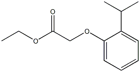 ethyl 2-[2-(propan-2-yl)phenoxy]acetate Structure