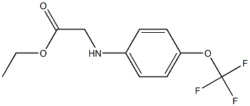 ethyl 2-{[4-(trifluoromethoxy)phenyl]amino}acetate 구조식 이미지