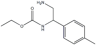 ethyl 2-amino-1-(4-methylphenyl)ethylcarbamate Structure