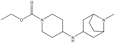 ethyl 4-({8-methyl-8-azabicyclo[3.2.1]octan-3-yl}amino)piperidine-1-carboxylate 구조식 이미지