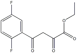 ethyl 4-(2,5-difluorophenyl)-2,4-dioxobutanoate 구조식 이미지