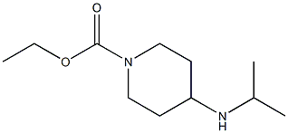 ethyl 4-(propan-2-ylamino)piperidine-1-carboxylate Structure