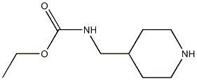 ethyl N-(piperidin-4-ylmethyl)carbamate 구조식 이미지