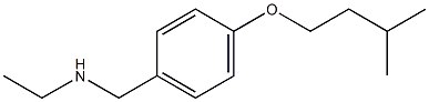 ethyl({[4-(3-methylbutoxy)phenyl]methyl})amine 구조식 이미지