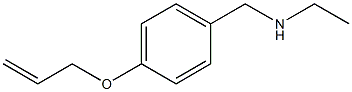 ethyl({[4-(prop-2-en-1-yloxy)phenyl]methyl})amine 구조식 이미지