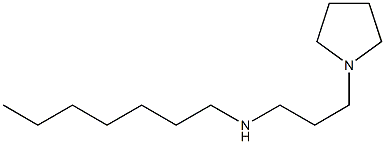 heptyl[3-(pyrrolidin-1-yl)propyl]amine 구조식 이미지