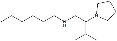 hexyl[3-methyl-2-(pyrrolidin-1-yl)butyl]amine 구조식 이미지