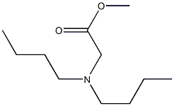 methyl 2-(dibutylamino)acetate Structure