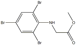 methyl 2-[(2,4,6-tribromophenyl)amino]acetate 구조식 이미지