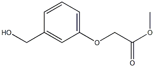 methyl 2-[3-(hydroxymethyl)phenoxy]acetate Structure