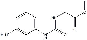 methyl 2-{[(3-aminophenyl)carbamoyl]amino}acetate 구조식 이미지