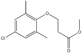 methyl 3-(4-chloro-2,6-dimethylphenoxy)propanoate Structure