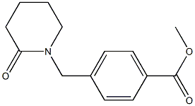 methyl 4-[(2-oxopiperidin-1-yl)methyl]benzoate Structure