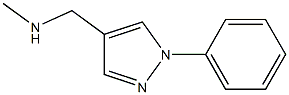 methyl[(1-phenyl-1H-pyrazol-4-yl)methyl]amine Structure