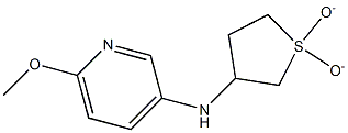 N-(1,1-dioxidotetrahydrothien-3-yl)-6-methoxypyridin-3-amine Structure