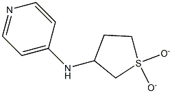 N-(1,1-dioxidotetrahydrothien-3-yl)pyridin-4-amine 구조식 이미지