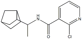 N-(1-{bicyclo[2.2.1]heptan-2-yl}ethyl)-2-chloropyridine-3-carboxamide Structure