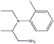 N-(1-aminopropan-2-yl)-N-ethyl-2-methylaniline 구조식 이미지