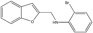 N-(1-benzofuran-2-ylmethyl)-2-bromoaniline 구조식 이미지