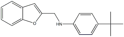 N-(1-benzofuran-2-ylmethyl)-4-tert-butylaniline 구조식 이미지