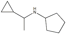 N-(1-cyclopropylethyl)cyclopentanamine 구조식 이미지