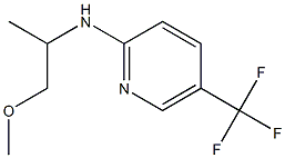 N-(1-methoxypropan-2-yl)-5-(trifluoromethyl)pyridin-2-amine Structure