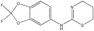 N-(2,2-difluoro-2H-1,3-benzodioxol-5-yl)-5,6-dihydro-4H-1,3-thiazin-2-amine Structure