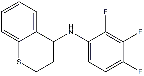 N-(2,3,4-trifluorophenyl)-3,4-dihydro-2H-1-benzothiopyran-4-amine 구조식 이미지